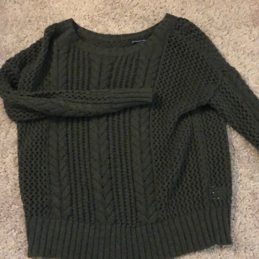 Green Sweater American Eagle